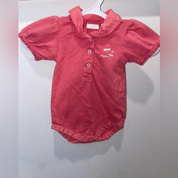 5/$15 Mexx Pink Baby Onesie with Collar - Picture 1 of 5
